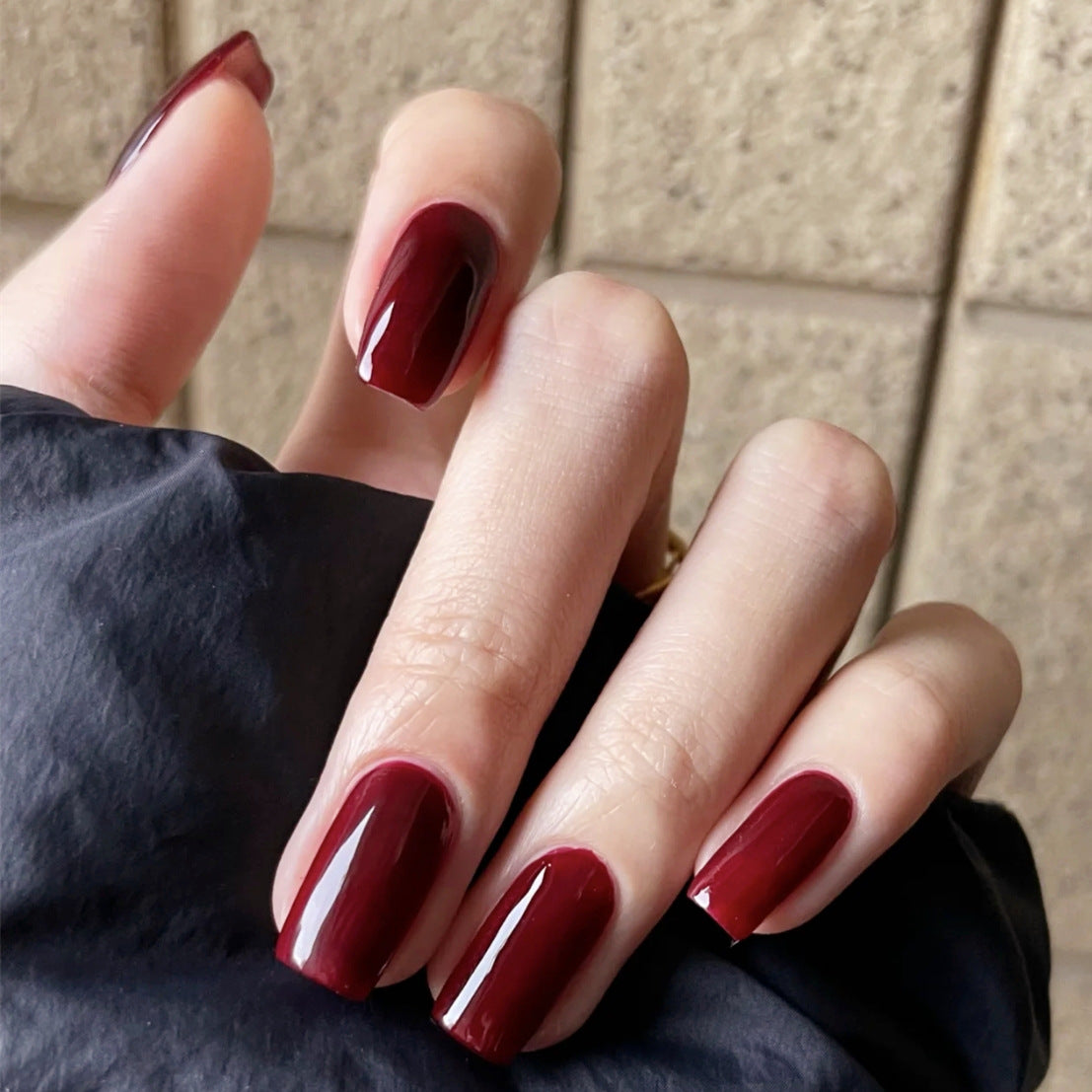 Midnight Cherry Jelly Press On Nails