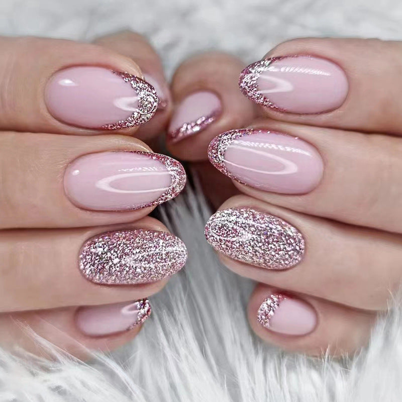 Sugar Plum Glitter Press On Nails