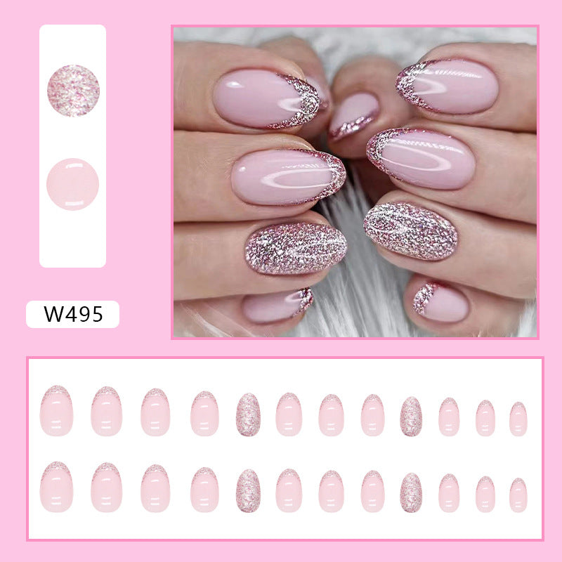 Sugar Plum Glitter Press On Nails